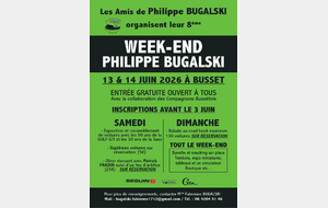 8ème Weekend à Philippe BUGALSKI