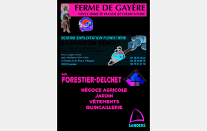 FERME DE GAYERE + SCIERIE BASMAISON + FORESTIER-DELCHET