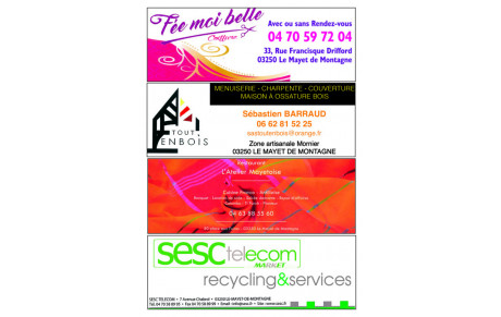 FEE MOI BELLE + TOUT EN BOIS + L'ATELIER MAYETOISE + SESC TELECOM